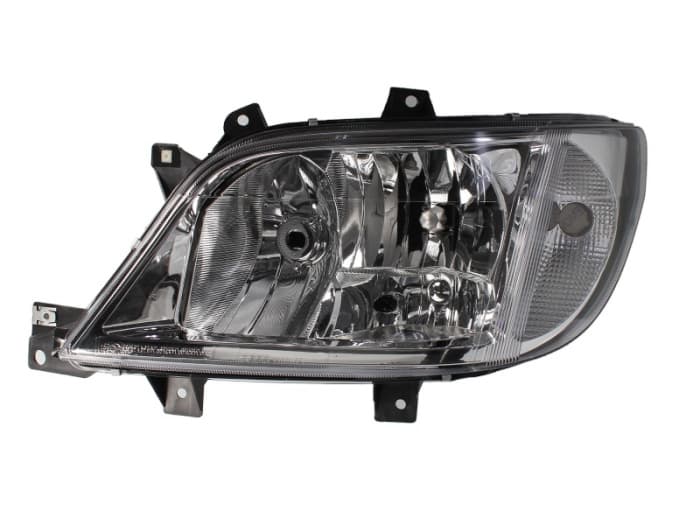 Far stanga (H3 H7, reglaj electric, fundal cromat, fundal transparent) MERCEDES SPRINTER 2-T (901, 902), SPRINTER 3-T (903), SPRINTER 4-T (904) 2002-2006