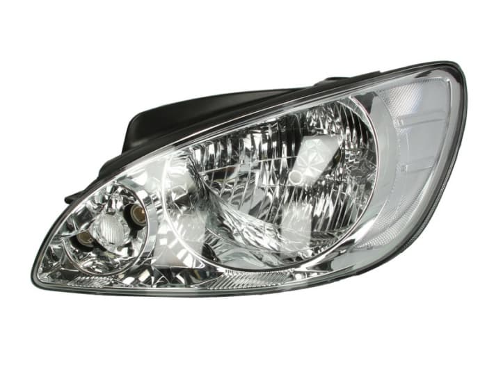 Far Stanga (H4, electric, cu motor, culoare insert: cromat, culoare semnalizator: transparent) potrivit HYUNDAI GETZ 01.05-