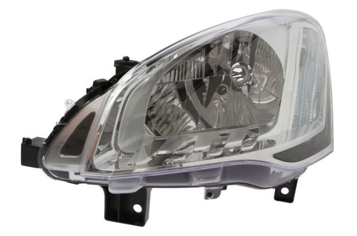 Far Stanga (H4, electric, cu motor) potrivit CITROEN BERLINGO, BERLINGO MULTISPACE, BERLINGO MINIVAN