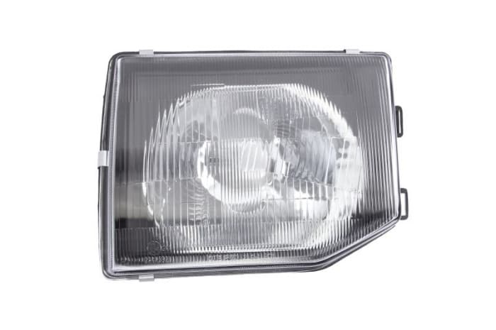 Far stanga (H4, fundal argintiu) MITSUBISHI PAJERO 1990-2000