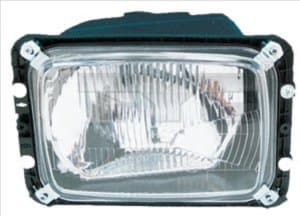 Far Stanga (H4, mecanic, culoare interior: argintiu) potrivit MERCEDES T1 (601), T1 (601, 611), T1 (602), T1 (B601), T1 (B602), T1 TN