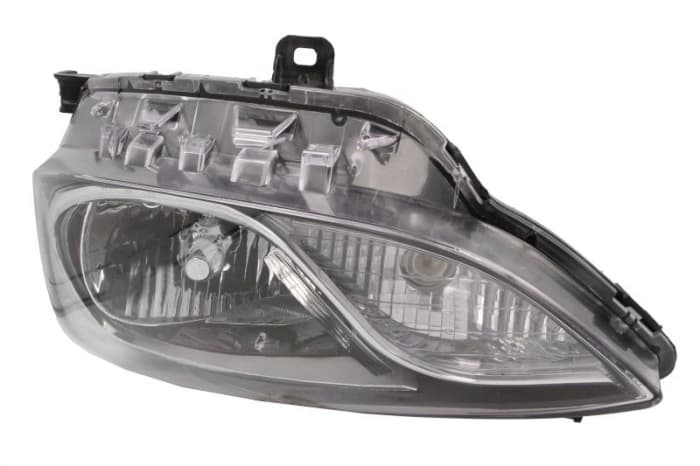 Far Stanga (H4 PY21W W5W, electric, cu motor, culoare insert: negru, culoare semnalizator: alb) potrivit HYUNDAI ACCENT IV