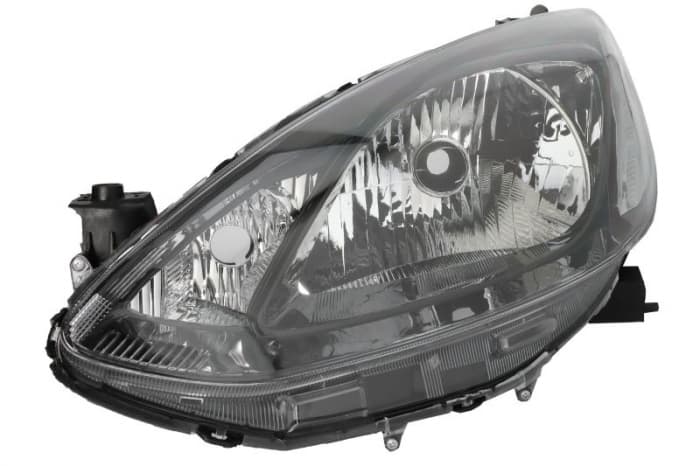 Far Stanga (H4 PY21W W5W, electric, cu motor, culoare insert: negru) potrivit MAZDA 2 -06.15