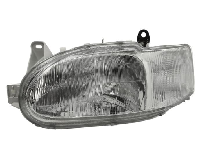 Far stanga H4 PY21W W5W, electric, manual, fara motoras, halogen, culoare insert: alb, culoare semnalizator: transparent potrivit FORD ESCORT CLASSIC, ESCORT VI -02.99
