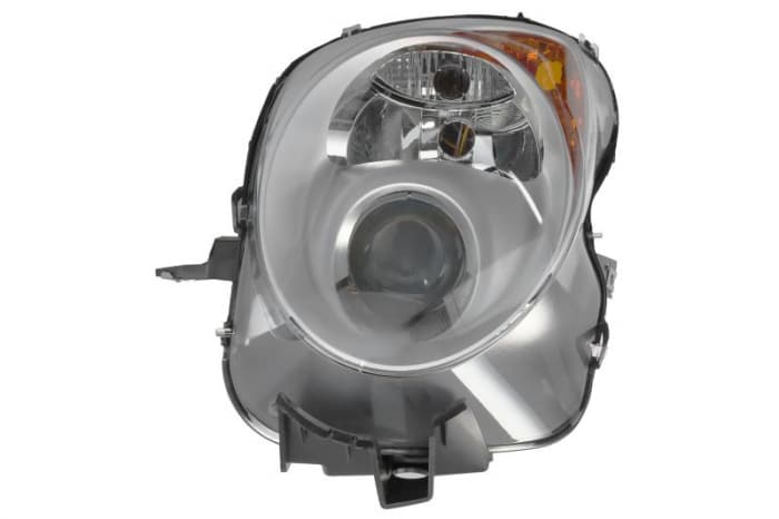 Far Stanga (H7, electric, cu motor, culoare insert: cromat, culoare semnalizator: galben) potrivit ALFA ROMEO MITO, SPIDER