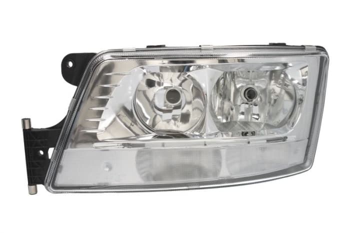 Far stanga (H7 LED PY21W, electric, cu motor, culoare insert: crom platinat) potrivit MAN TGS I, TGX I 06.06-09.21