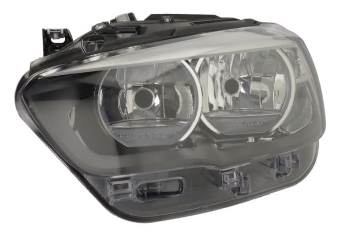 Far Stanga (H7 LED PY21W, electric, cu motor, culoare insert: negru) potrivit BMW 1 (F20), 1 (F21)