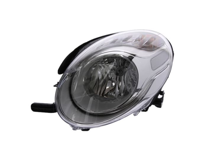 Far stanga (H7, reglaj electric, cu motoras, fundal negru) FIAT 500L