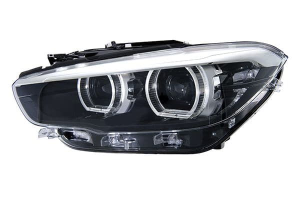 Far stanga (LED, culoare insert: negru) potrivit BMW 1 F20, F21 03.15-06.19