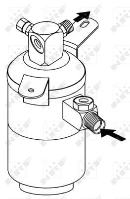 Filtru uscator AC MERCEDES E T-MODEL (S210), E (VF210), E (W210) 2.0-5.4 intre 1995-2003
