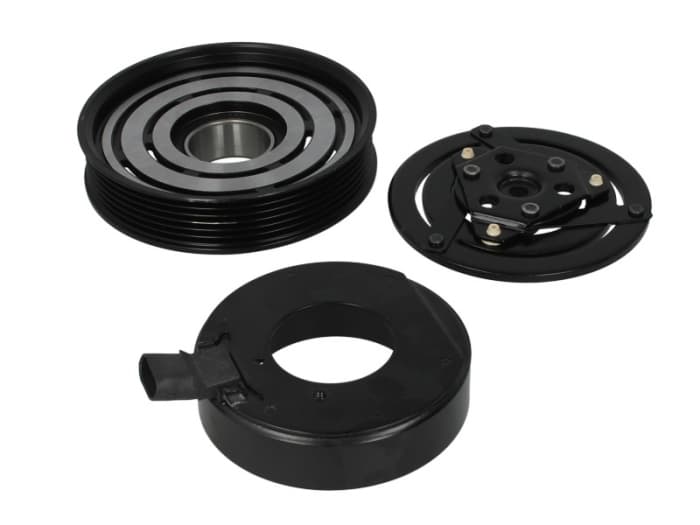 Fulie ambreiaj compresor AC clima (DELPHI CVC 6PK 125mm) NISSAN ALMERA II, QASHQAI I; RENAULT GRAND SCENIC II, MEGANE I, MEGANE I CLASSIC, MEGANE I COACH, MEGANE II 1.4-2.0 dupa 1998