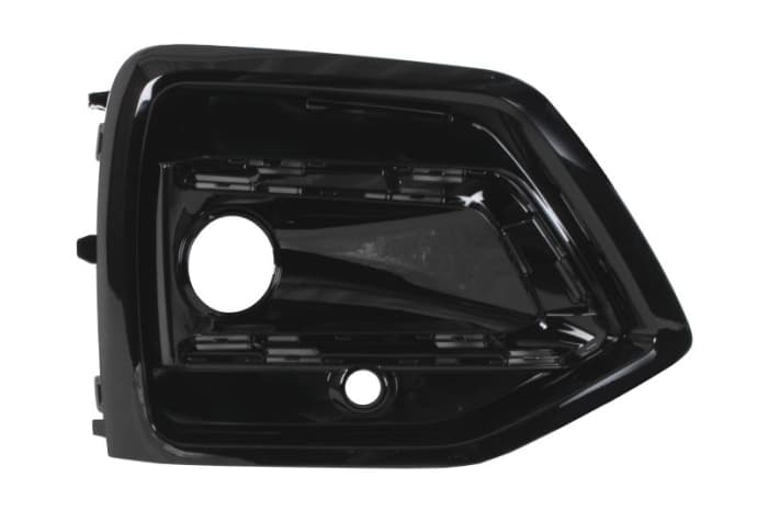 Grila bara Fata Dreapta cu orificii proiector ceata, cu orificii senzori parcare, negru lucios potrivit AUDI Q5 06.16- 01.17-10.20