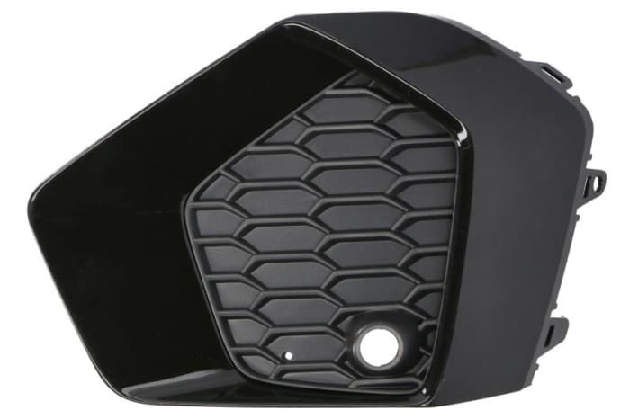 Grila bara Fata Dreapta cu orificii senzori parcare, plastic, negru negru-mat potrivit AUDI A3, A3 ALLSTREET 11.19- 07.16-