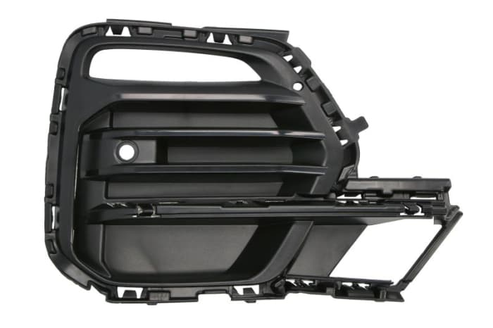 Grila bara Fata Dreapta inchis, cu orificii senzori parcare, negru-mat potrivit BMW X5 G05, X5 G05, F95 08.18-