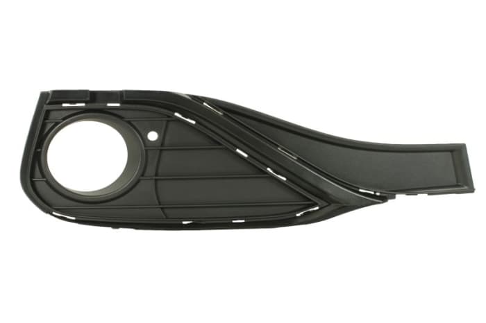 Grila bara Fata Dreapta inchis, SPORT, cu orificii proiector ceata, plastic, negru potrivit BMW 4 F32, F82, 4 F33, F83, 4 GRAN COUPE F36 07.13-05.21 07.13-