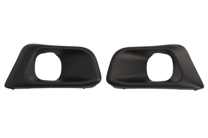 Grila bara fata Dreapta Stanga Set 2 bucati, cu locas proiector plastic, negru potrivit PEUGEOT 308 II 2013-2021