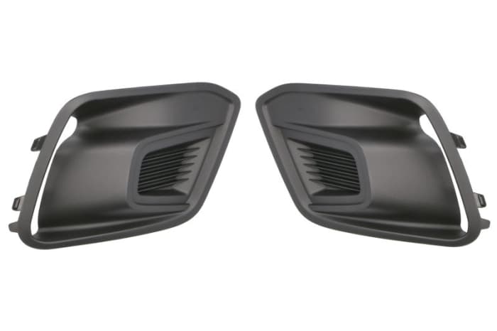 Grila bara Fata Dreapta Stanga Set 2 bucati, negru potrivit RENAULT GRAND KANGOO III, KANGOO III, KANGOO III MINIVAN 06.21- 01.21-