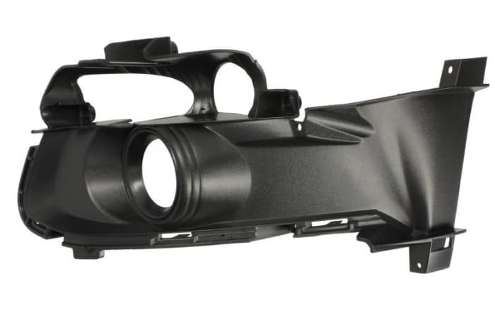 Grila bara fata stanga cu locas proiectoare, plastic, negru FORD MUSTANG intre 2015-2018