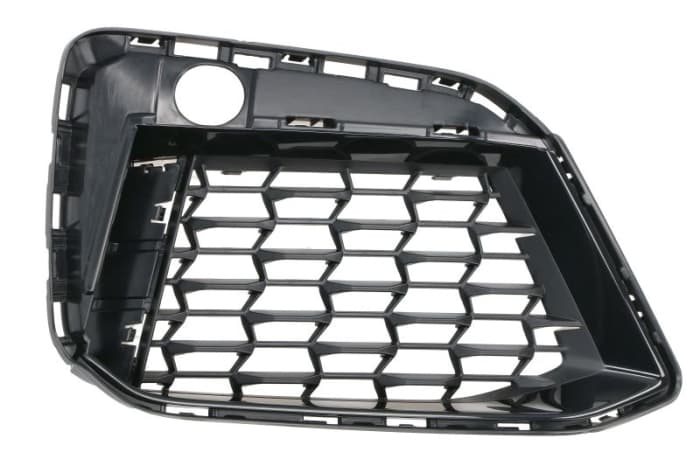Grila bara Fata Stanga deschis, pachet M, cu orificii senzori parcare, plastic, negru lucios potrivit BMW 3 G20, G80, G28, 3 G21, G81, 5 G30, F90, 5 G31 09.16-