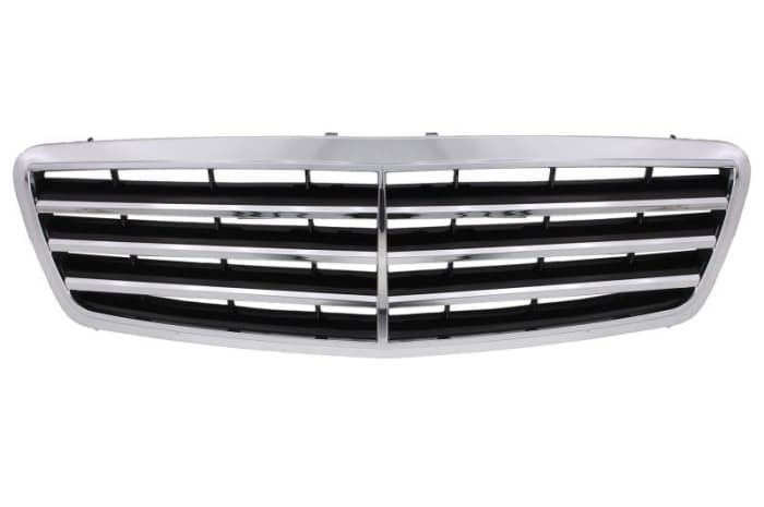 Grila fata completa, crom gri MERCEDES Clasa C intre 2004-2008