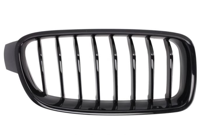 Grila fata Dreapta (M-PAKIET, negru) potrivit BMW 3 (F30, F80), 3 (F31) 1.5-3.0H 11.11-06.19 -05.15