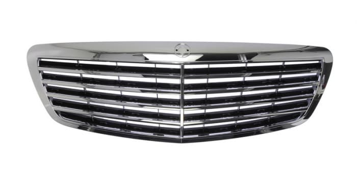 Grila fata negru crom MERCEDES Clasa S W221 intre 2005-2010