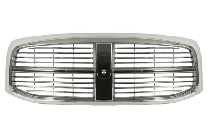 Grila radiator cu stipe cromate, crom negru potrivit DODGE RAM 1500, RAM 2500 3.7-8.0 01.93- 01.05-02.09