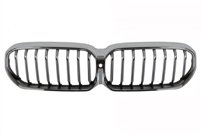 Grila radiator fata (cu orificii camera, M-PACHET, aluminiu) potrivit BMW 5 G30, G31, G38, F90 05.20-