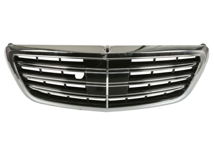 Grila radiator model AMG EN cu locas camera crom negru lucios potrivit MERCEDES Clasa S W222, V222, X222 2.2DH-6.0 05.13- 2013-2017