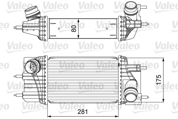Intercooler potrivit NISSAN JUKE, NV200, NV200 EVALIA, PULSAR 1.5D 02.10-