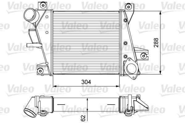 Intercooler potrivit NISSAN X-TRAIL I 2.2D 06.01-01.13