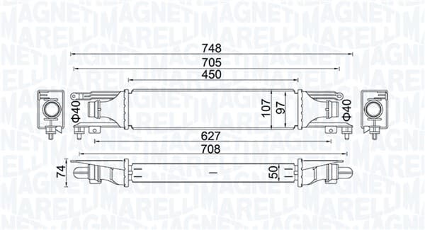 Intercooler potrivit OPEL CORSA D, CORSA D HATCHBACK 1.3D 07.06-08.14
