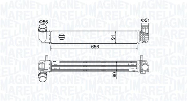 Intercooler potrivit RENAULT GRAND SCENIC III, MEGANE, MEGANE III, SCENIC III 1.2 1.4 1.5D 11.08-