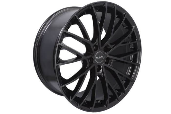 Janta aluminiu 9,5x20, 5x112, CH 66,6, ET: 41; potrivit MERCEDES E (A238), E (C238), E T-MODEL (S211) 01.86- MAK Speciale-D, Negru Lucios
