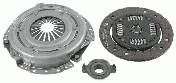 Kit ambreiaj cu rulment (180mm) potrivit CITROEN AX, SAXO, XSARA; PEUGEOT 106 II, 206, 206+, 306 1.0-1.4LPG 07.86-