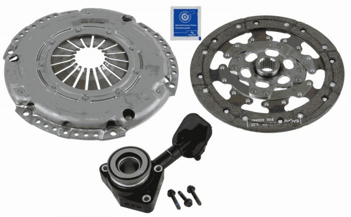 Kit ambreiaj cu rulment hidraulic (228mm) potrivit VOLVO C30, S40 II, V50; FORD C-MAX, FOCUS C-MAX, FOCUS II 1.8-2.0ALK 10.03-12.12