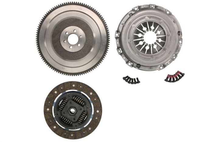 Kit ambreiaj cu volanta rigida (239 240mm) potrivit VOLVO C30, S40 II, V40, V50; FORD C-MAX II, FIESTA VII, FOCUS III, FOCUS III KOMBI, GRAND C-MAX, KUGA II, MONDEO V 1.5D 1.6D 12.08-