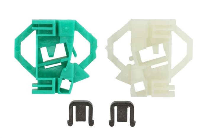 Kit reparatie macara geam fata dreapta 2 ghidaje, electric SEAT CORDOBA, CORDOBA VARIO, IBIZA II, INCA; SKODA OCTAVIA I; VW CADDY II intre 1993-2010