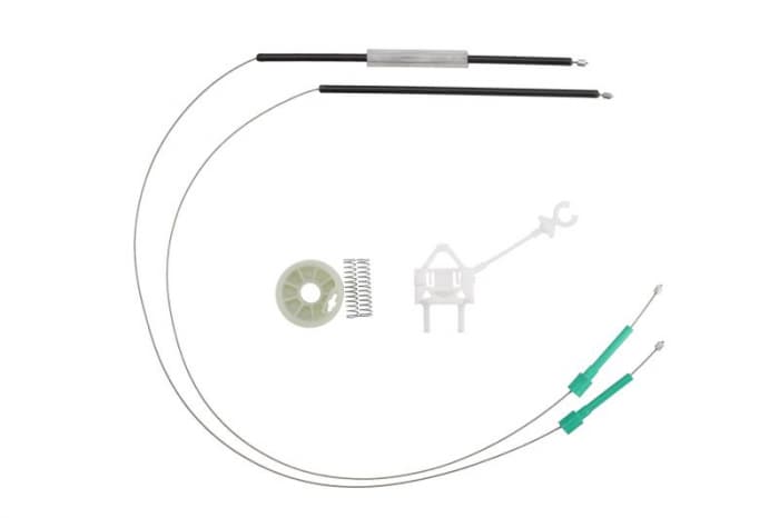 Kit reparatie macara geam fata stanga set FIAT DOBLO, DOBLO CARGO dupa 2001