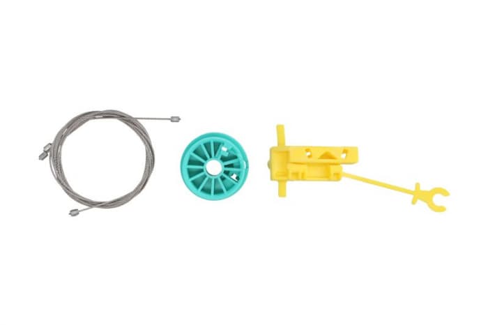 Kit reparatie macara geam fata stanga set NISSAN PRIMASTAR; OPEL VIVARO A; RENAULT TRAFIC II dupa 2001