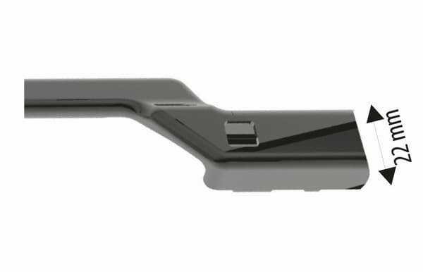 Lamela stergator fata (2 buc) ExactFit 550 500mm potrivit FORD USA MUSTANG; JEEP RENEGADE; MINI CLUBMAN (F54) 02.14-