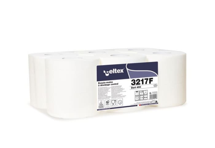 Laveta celuloza HERZKRAFT, tip: Roll, 6 buc, culoare: alb, numar straturi: 2, inaltime:19cm