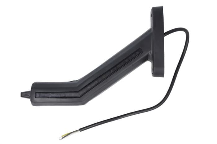 Lumina clarificare stanga, portocaliu rosu alb, LED, suprafata, lungime cablu 400mm, cu brat lung, 12 24V (cu functie de semnalizator spate, IP6K9K)