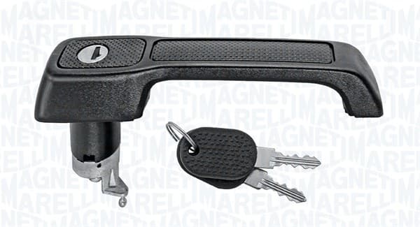 Maner usa fata stanga exterior, cu locas incuietoare, cu incuietoare, negru FIAT UNO intre 1988-2006