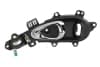 Maner usa Fata Stanga interior, crom negru potrivit CHRYSLER PT CRUISER 1.6-2.4 2000-2010