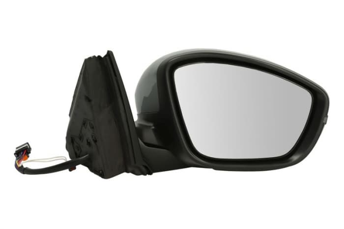 Oglinda dreapta (electric, convex, cu incalzire, subacoperit, pliere electric, cu semnalizator, cu senzor temperatura) potrivit OPEL CORSA F; PEUGEOT 208 01.19-