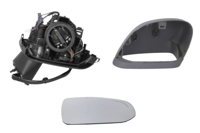 Oglinda dreapta (electric, cu memorie, convex, cu incalzire, asistent pentru schimbarea benzii, subacoperit, pliere electric, cu semnalizator, cu senzor temperatura) potrivit VOLVO XC60 II 03.17-