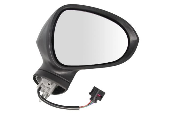 Oglinda dreapta electrica crom, pliabila electric SEAT LEON intre 2009-2012
