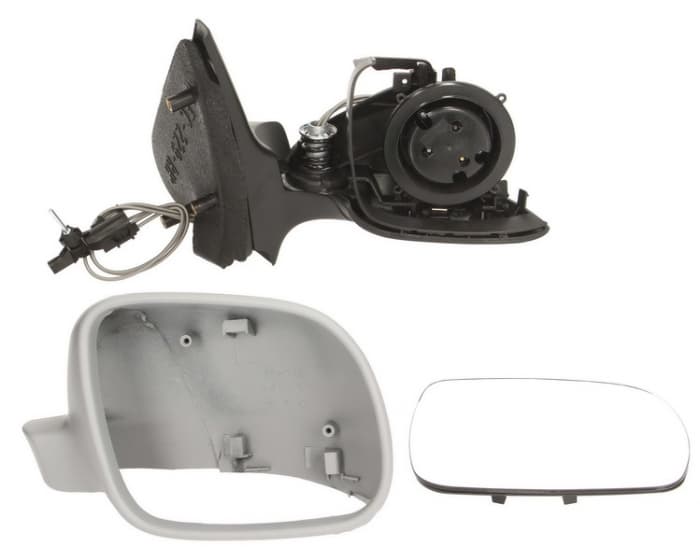 Oglinda dreapta VW POLO intre 1999-2001 manuala, convex, cu carcasa, mica