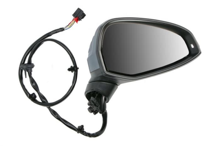 Oglinda exterioara stanga (electric, cu memorie, asferic, cu incalzire, subacoperit, cu semnalizator) potrivit AUDI A4 B9 05.15-